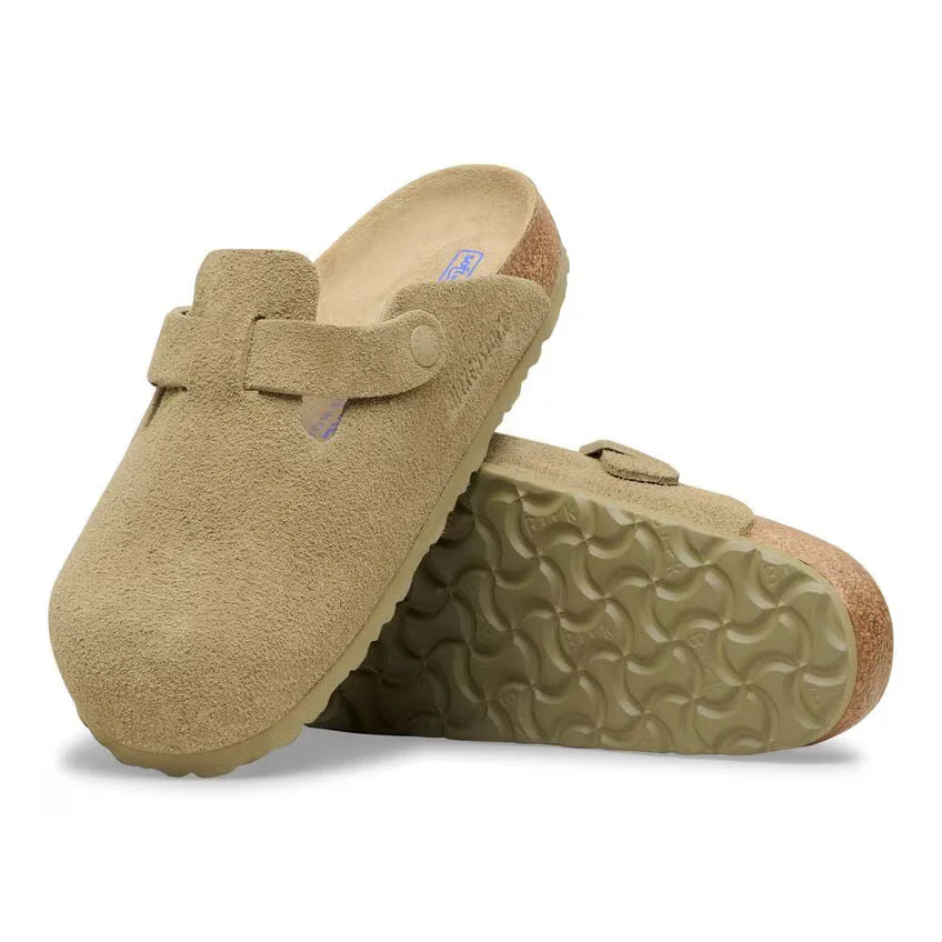 Birkenstock Boston - Faded Khaki - Image 3