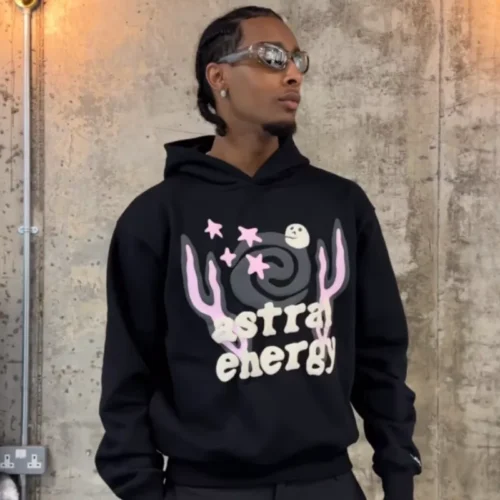 Broken Planet Astral Energy Hoodie Black - Image 4