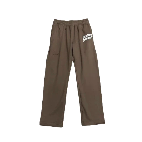 Broken Planet Broken Heart Tracksuit Brown - Image 4