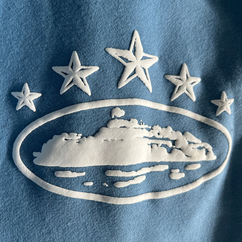 Corteiz 5 Starz Alcatraz Jogging - (BABY BLUE) - Image 3