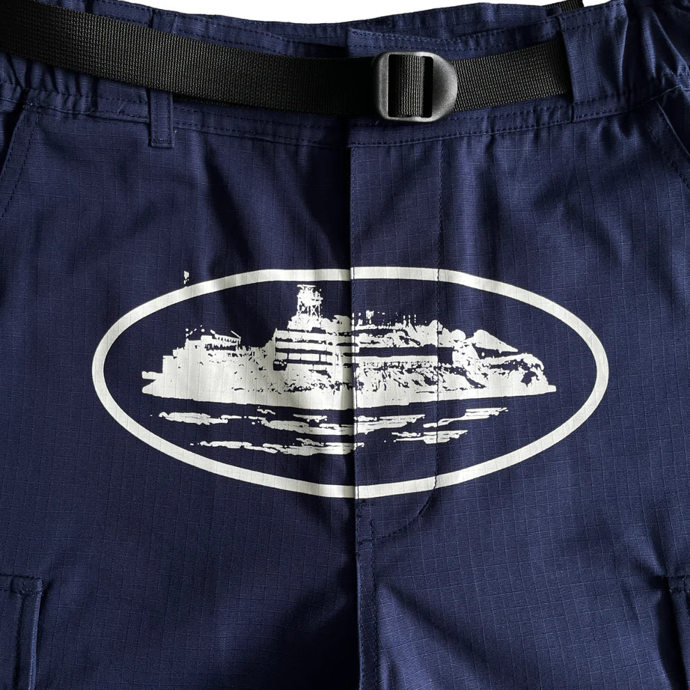 Corteiz Cargo Short - Navy - Image 3