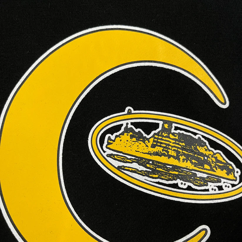 Corteiz Crescent Hoodie - (BLACK) - Image 3