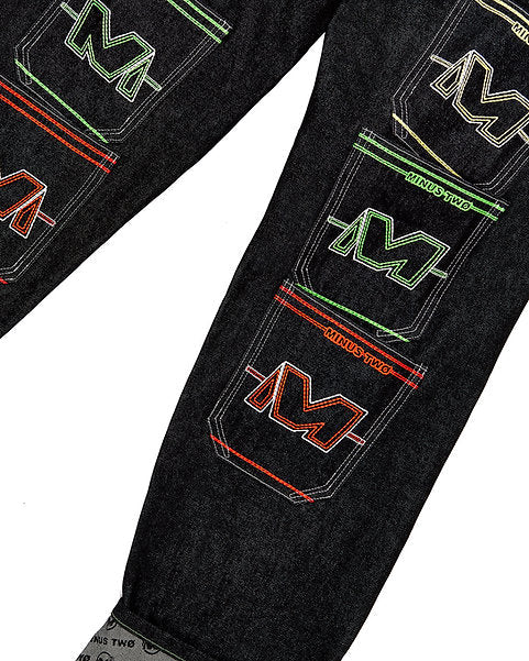 Minus Two Multi Pocket Rasta Jeans - Image 3