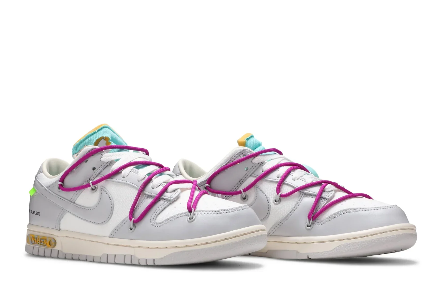 Nike Dunk Low Off-White Lot 21 - Image 2