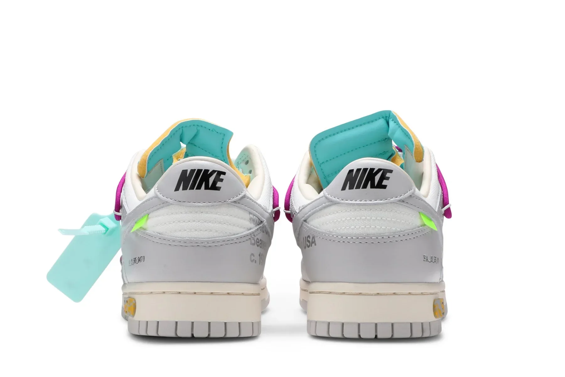 Nike Dunk Low Off-White Lot 21 - Image 3
