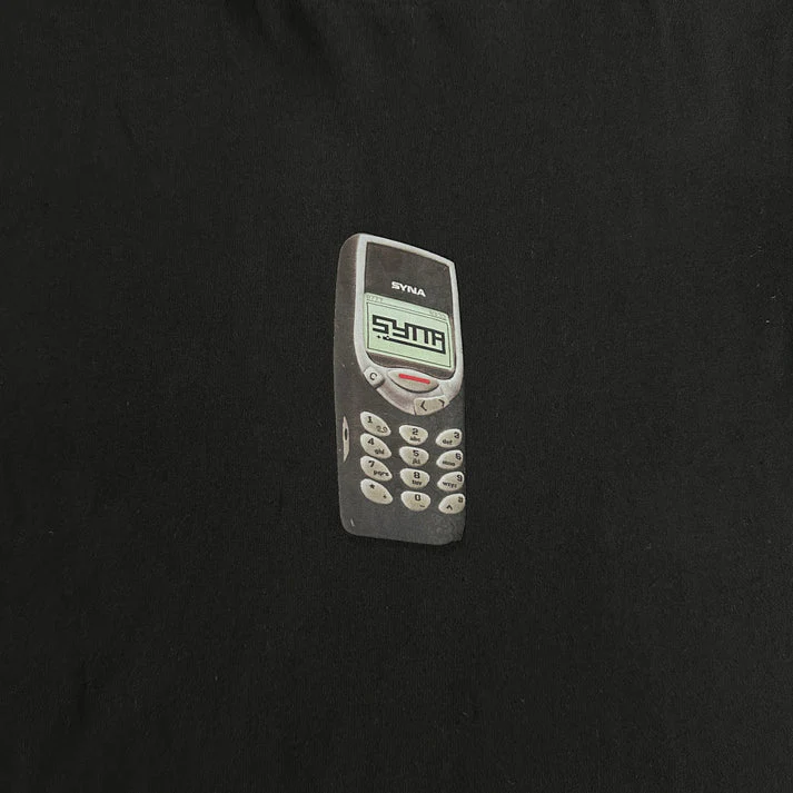 Syna World Mobile Tee Short Sleeve T-shirt - Black - Image 3