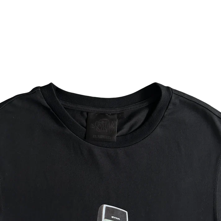 Syna World Mobile Tee Short Sleeve T-shirt - Black - Image 5