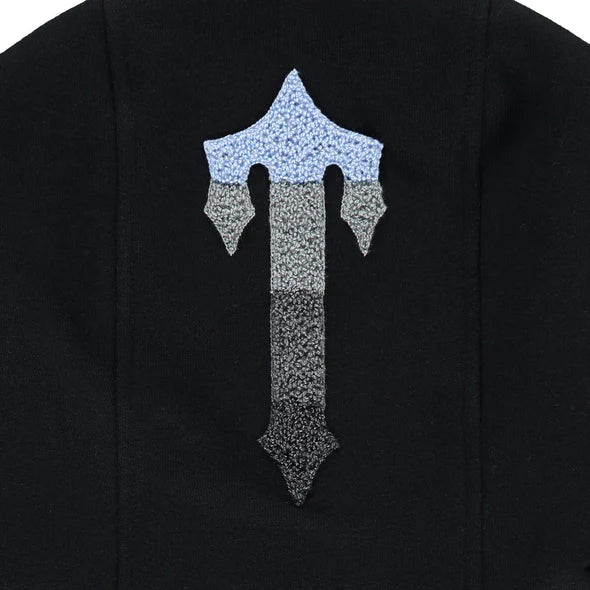 Trapstar Chenille Decoded 2.0 Hooded Tracksuit - Black / Ice Blue - Image 4