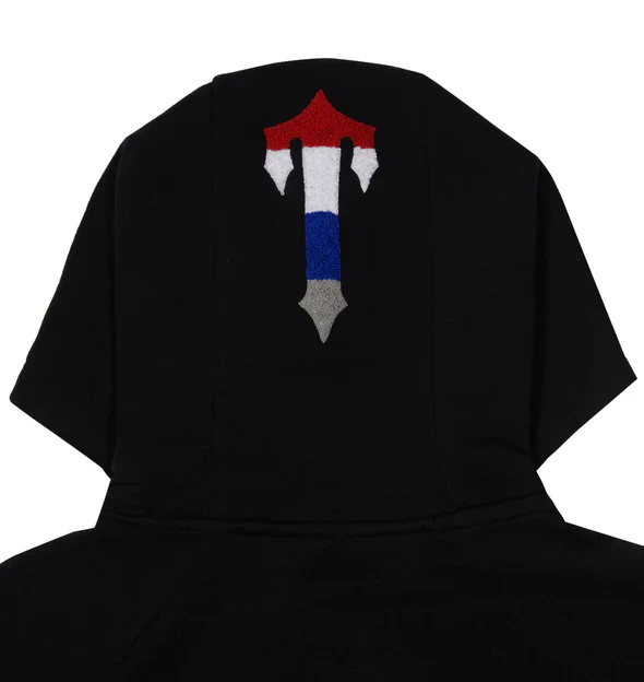 Trapstar Chenille Decoded 2.0 Hooded Tracksuit - Black Revolution - Image 3