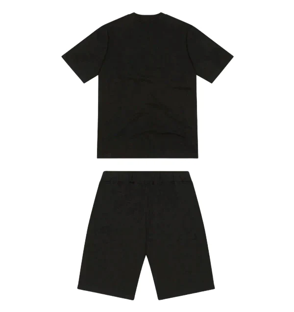 Trapstar Chenille Decoded 2.0 Short Set - Black/Ice Flavours - Image 2