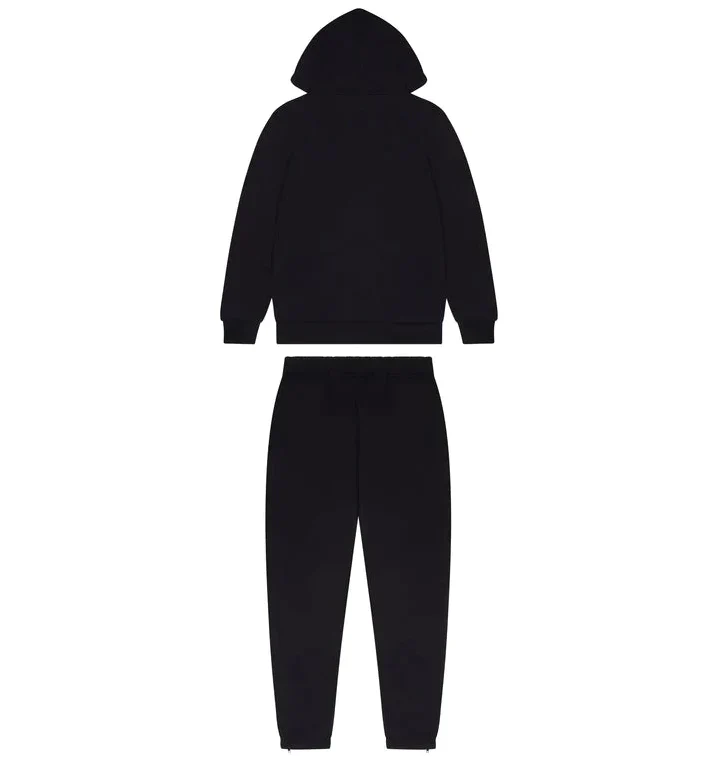 Trapstar Chenille Decoded Hooded Tracksuit - Black/Red - Image 2