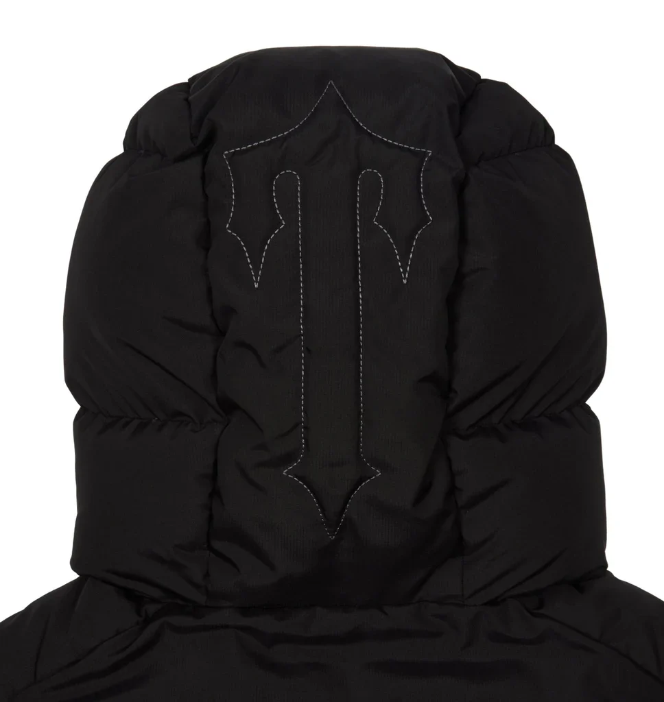 Trapstar Decoded Hooded Puffer Jacket 2.0 - Black - Image 4