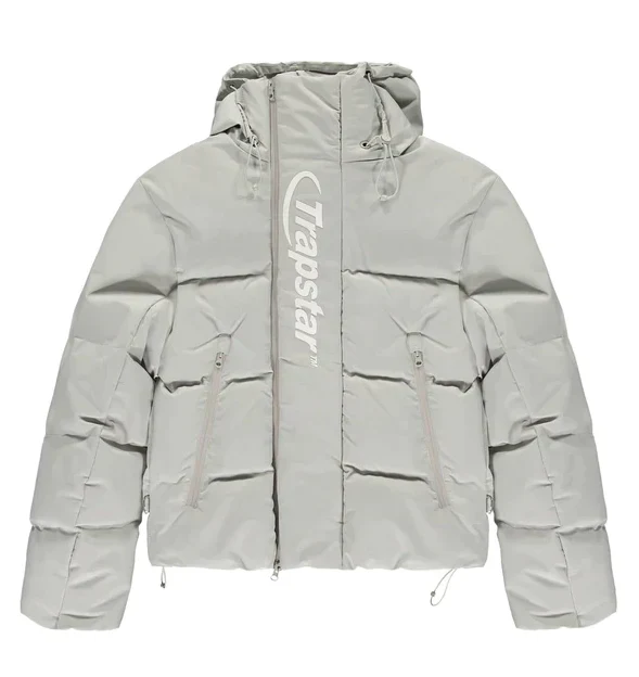 Trapstar Hyperdrive Technical Puffer Jacket - Light Grey