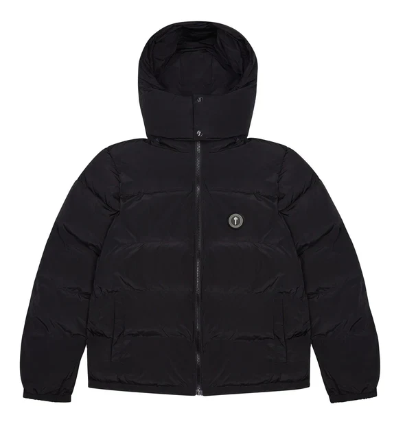 Trapstar Irongate Detachable Hooded Puffer Jacket - Black - Image 3