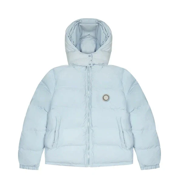 Trapstar Irongate Detachable Hooded Puffer Jacket - Ice Blue - Image 3