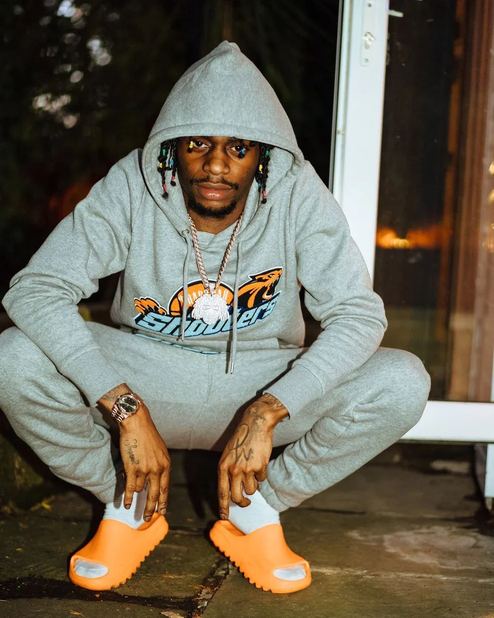 Trapstar Shooters Hooded Tracksuit - Grey - Image 4