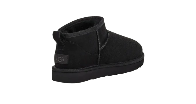 UGG Classic Ultra Mini Boot Black - Image 3